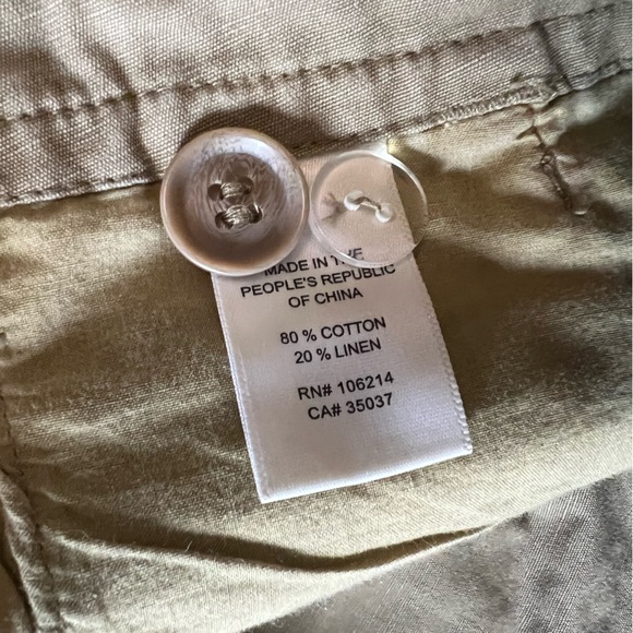 Joe’s Cargo The Pant Drawstring Pant Khaki Cotton/linen utility straight size 26 - Picture 6 of 7